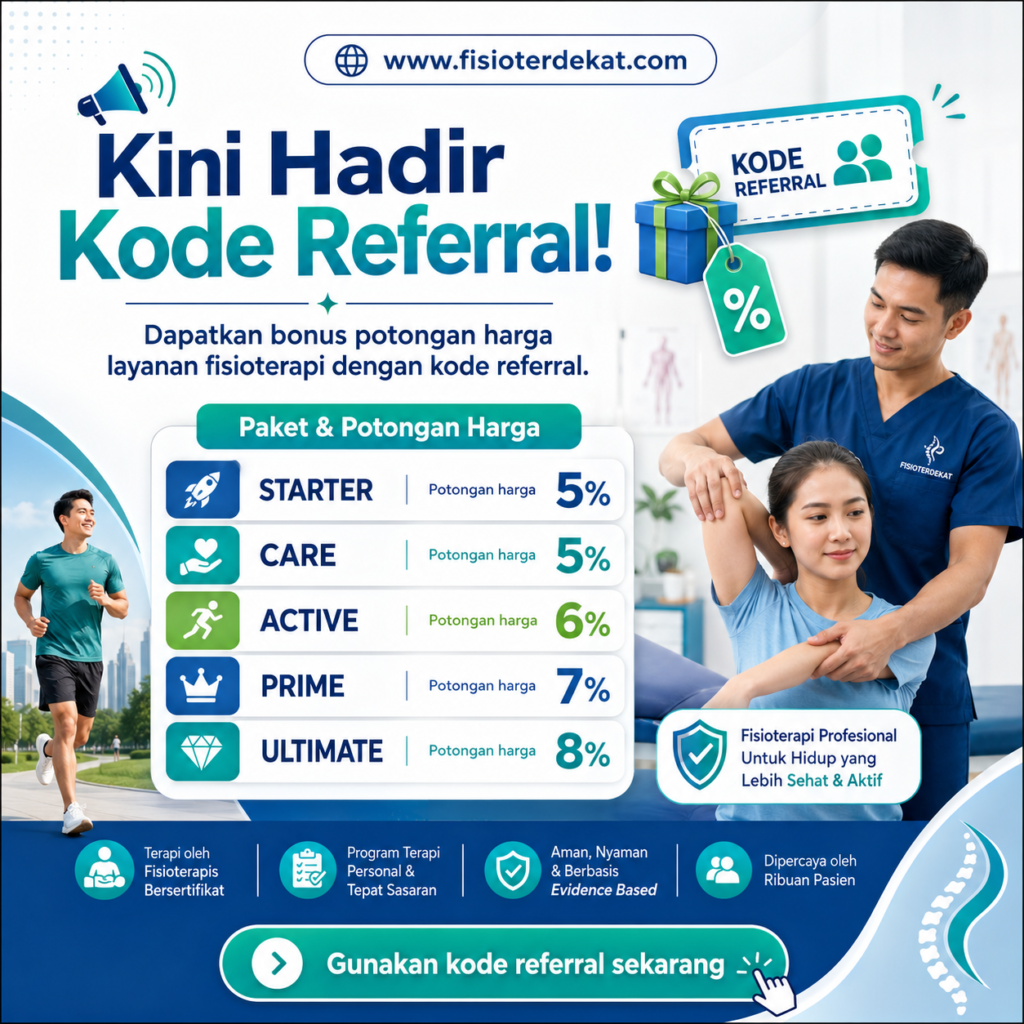 Kini Hadir: Kode Referral Fisioterapi buat Bonus Diskon! 777